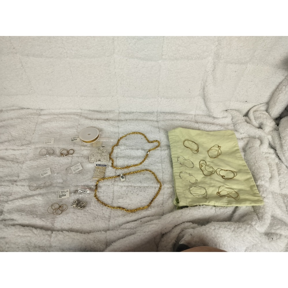 Beadalon Gold Silver Plated Serpentine Chain Jewelry Making Findings Bulk Lot